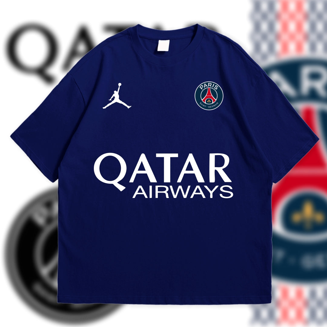PSG Paris Saint-Germain Oversized T-Shirt - front and back print