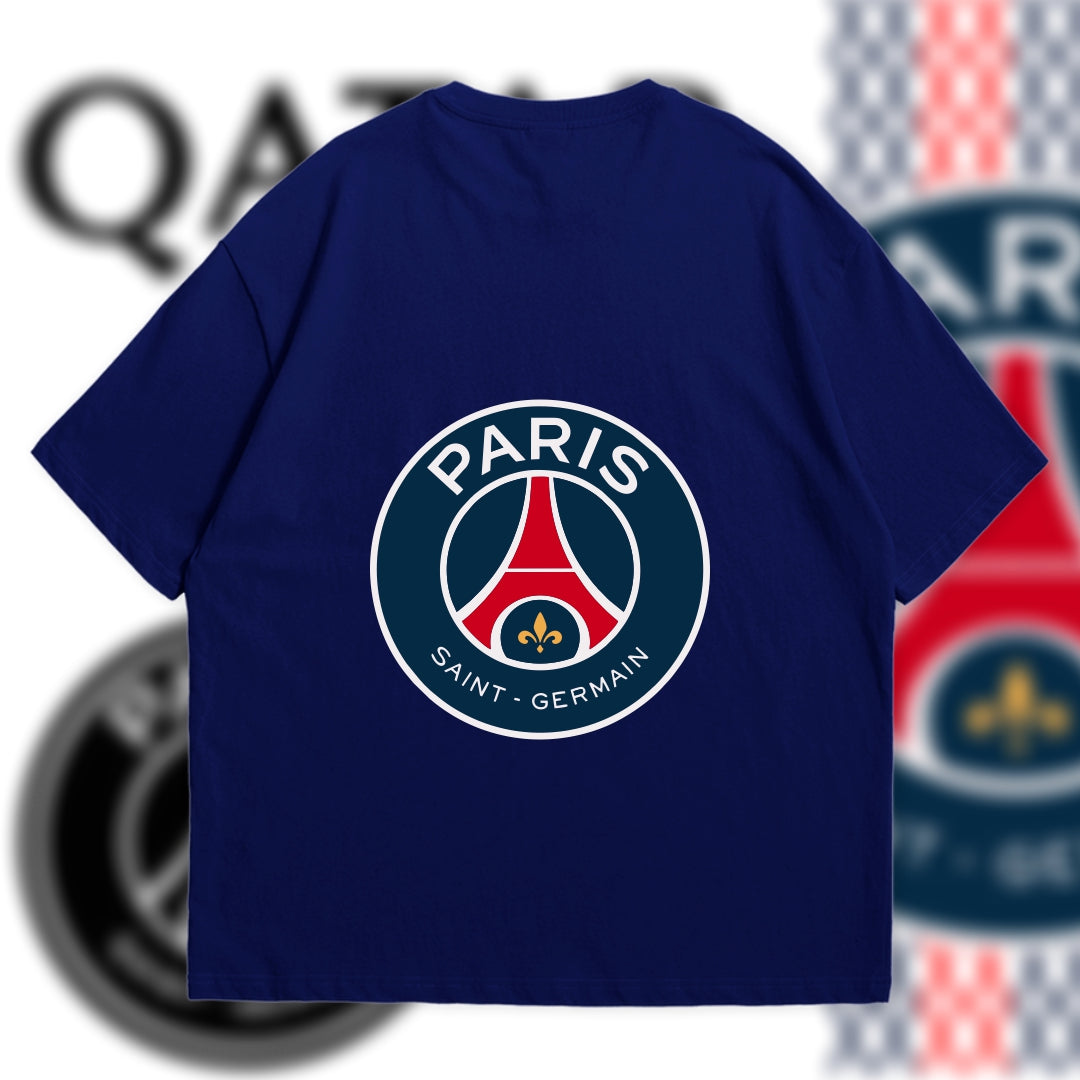 PSG Paris Saint-Germain Oversized T-Shirt - front and back print