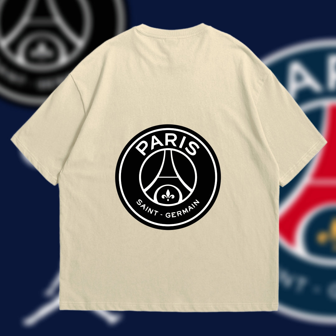 PSG Paris Saint-Germain Oversized T-Shirt - front and back print