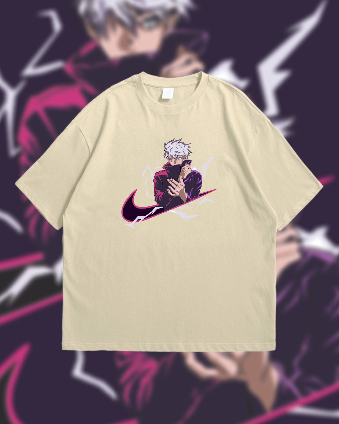 Anime Oversized Drop Shoulder T-Shirt