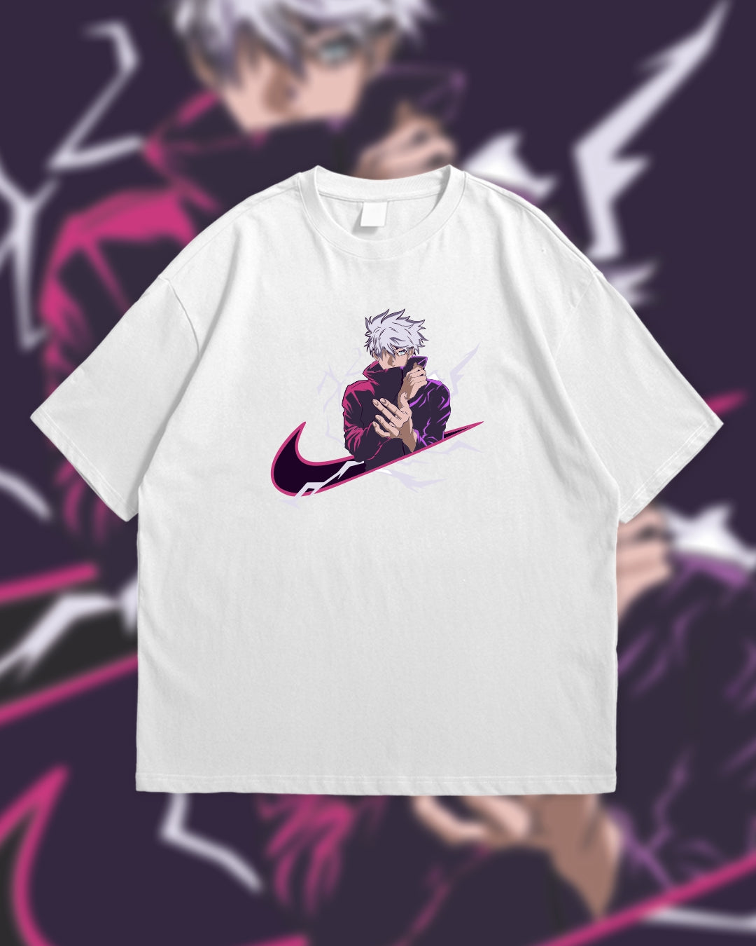 Anime Oversized Drop Shoulder T-Shirt