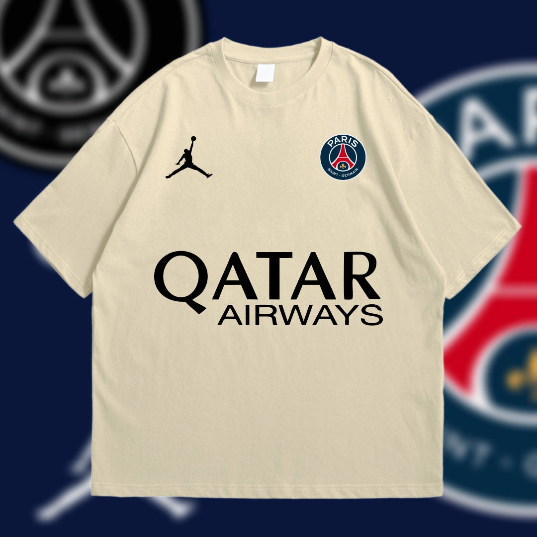 PSG Paris Saint-Germain Oversized T-Shirt - front and back print