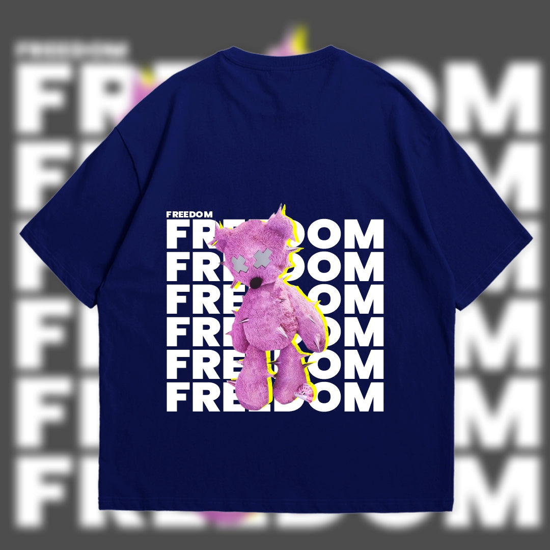 Freedom Printed Design on Front And Back.