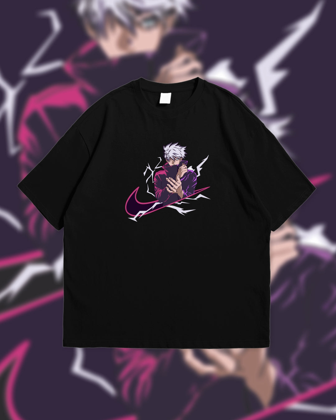 Anime Oversized Drop Shoulder T-Shirt