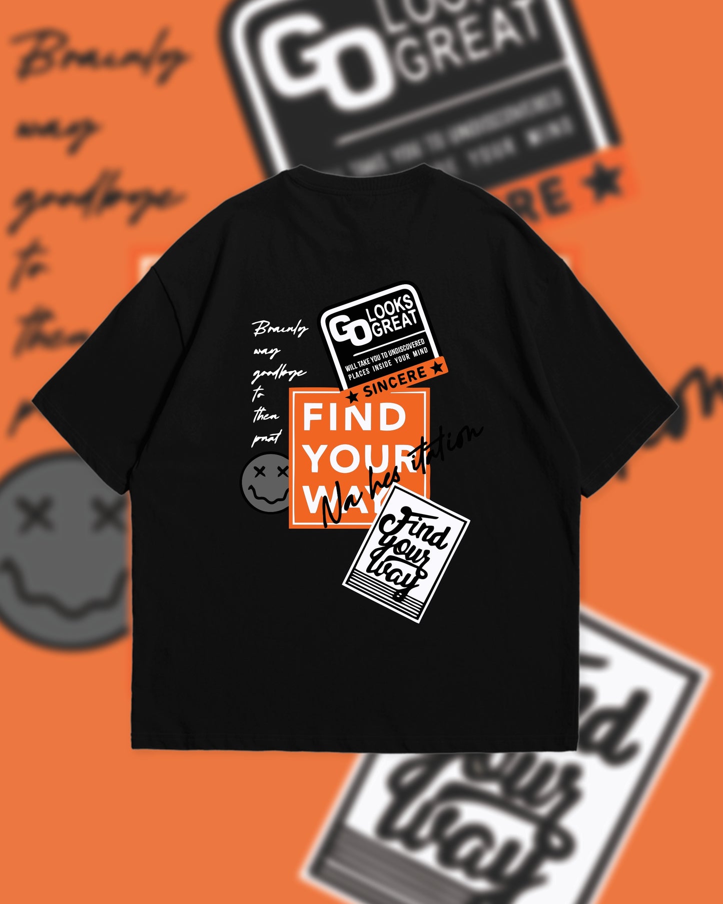 Find Your way Design t-shirt