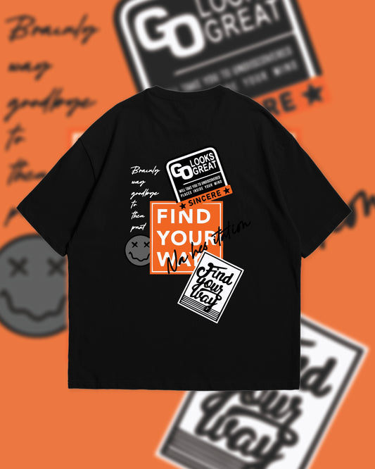 Find Your way Design t-shirt