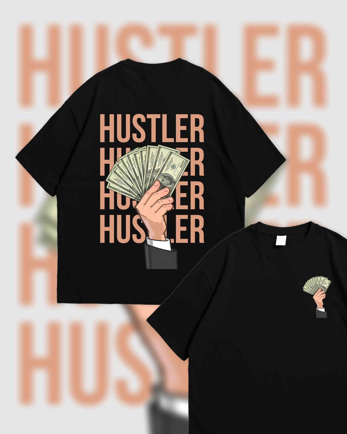 Hustler Oversized T-Shirt 💵🔥